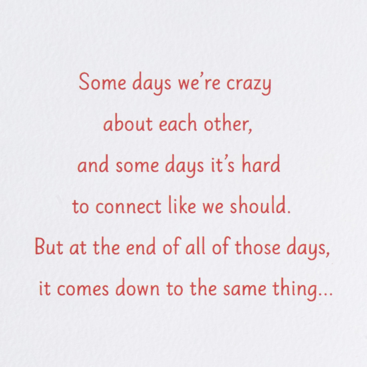 XO Hearts Valentine's Day Card for Husband sentiment image number 2