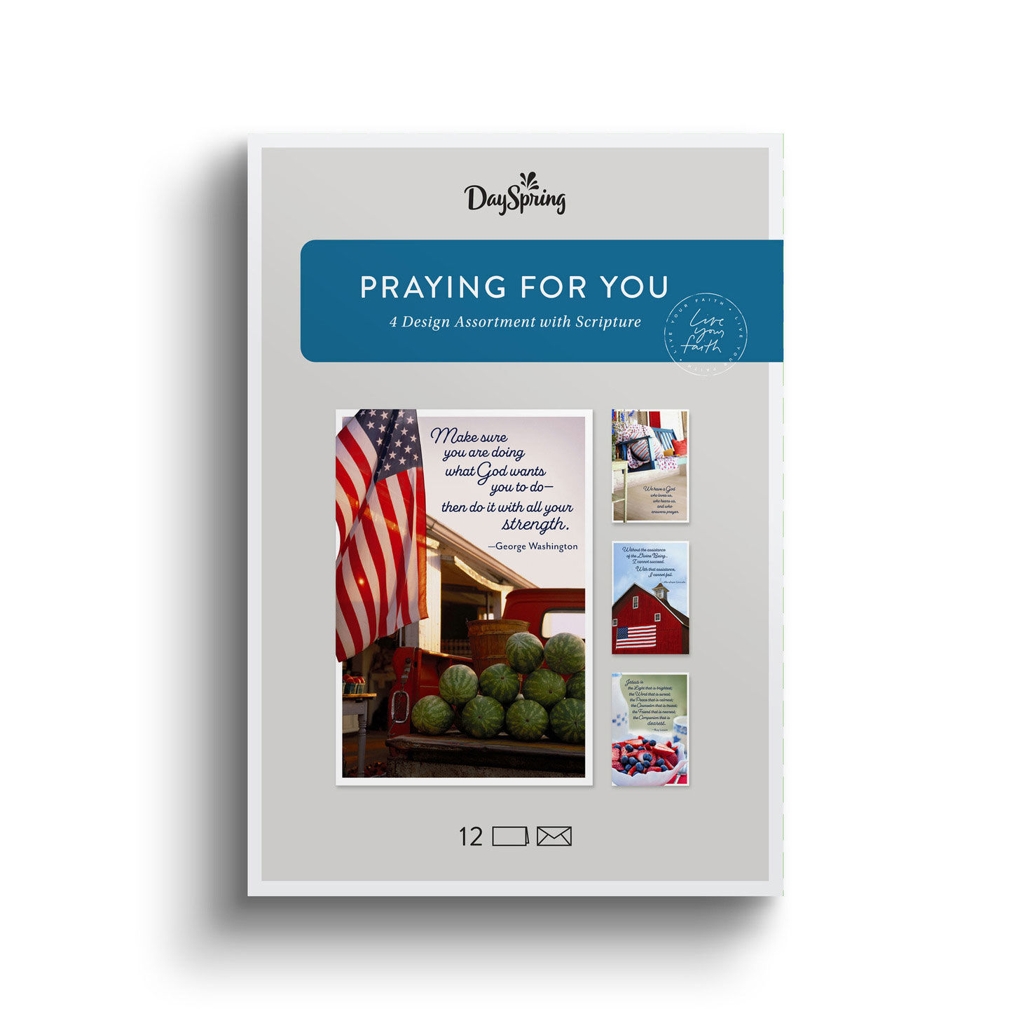 God and Country DaySpring Prayer Cards Assortment package front image number 2