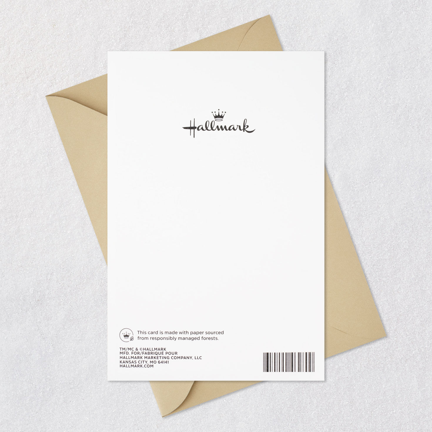 Abstract Ocean Scene Get Well Card Card Back with Envelope image number 7