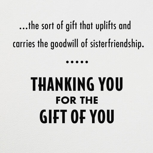 God Picked You as a Gift for Me Friendship Card for Her, 