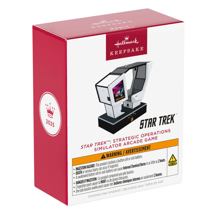 Star Trek Arcade Game Keepsake Ornament package front image number 7
