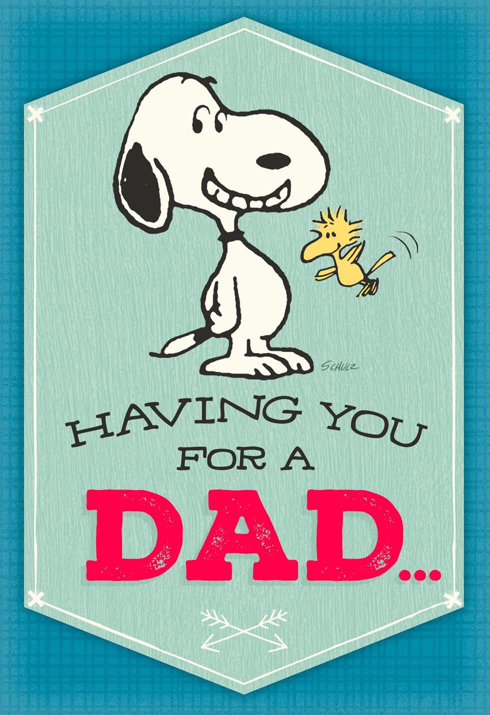 Peanuts® Happy Dance Musical Father's Day Card