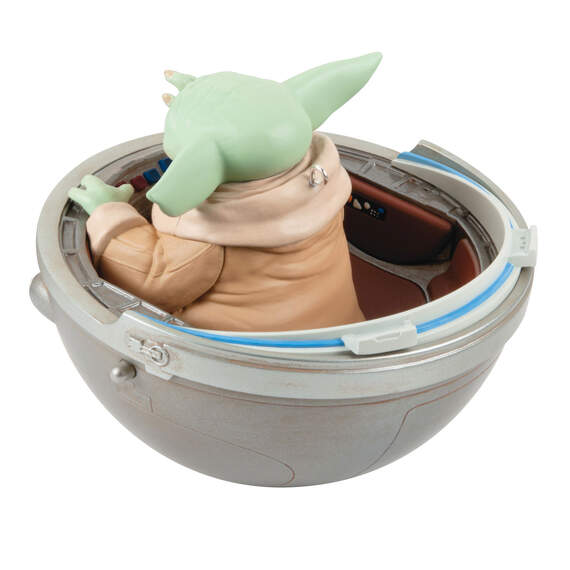 Star Wars: The Mandalorian™ Grogu™ in Hovering Pram Ornament With Light, Sound and Motion, , large image number 5