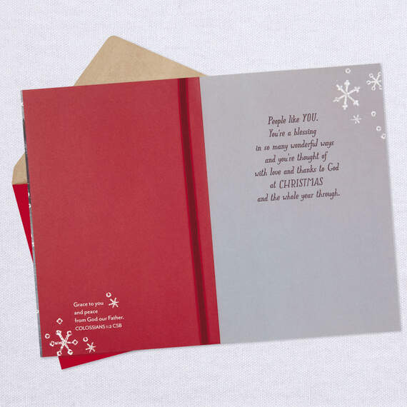 You're a Wonderful Blessing Religious Christmas Card, , large image number 3