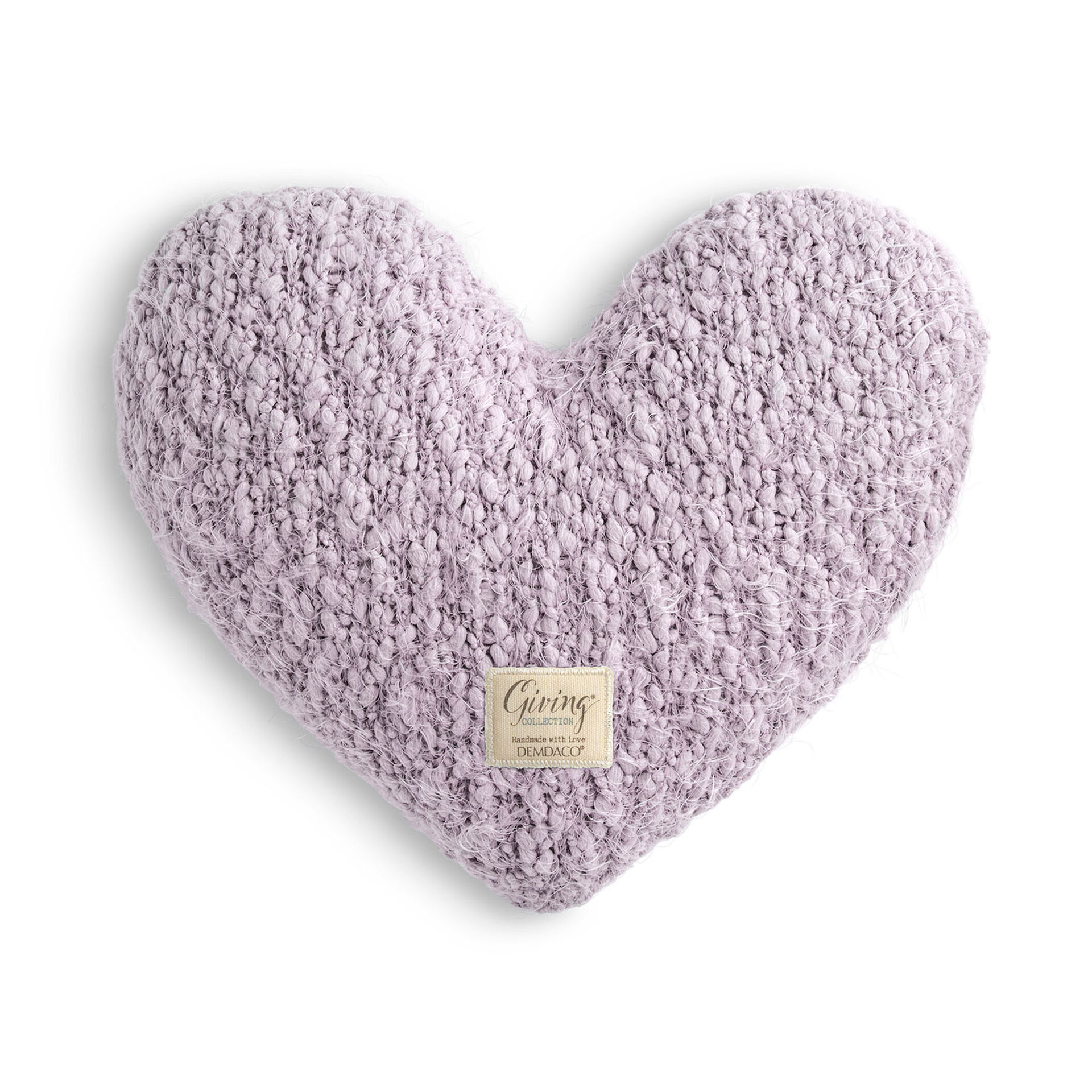 Demdaco Light Purple Giving Heart Pillow Pillows & Blankets Hallmark