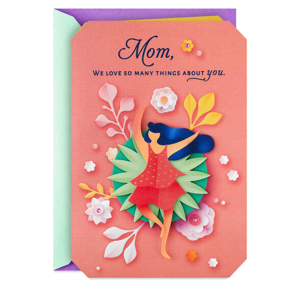 We Love You Mother's Day Card for Mom From All of Us