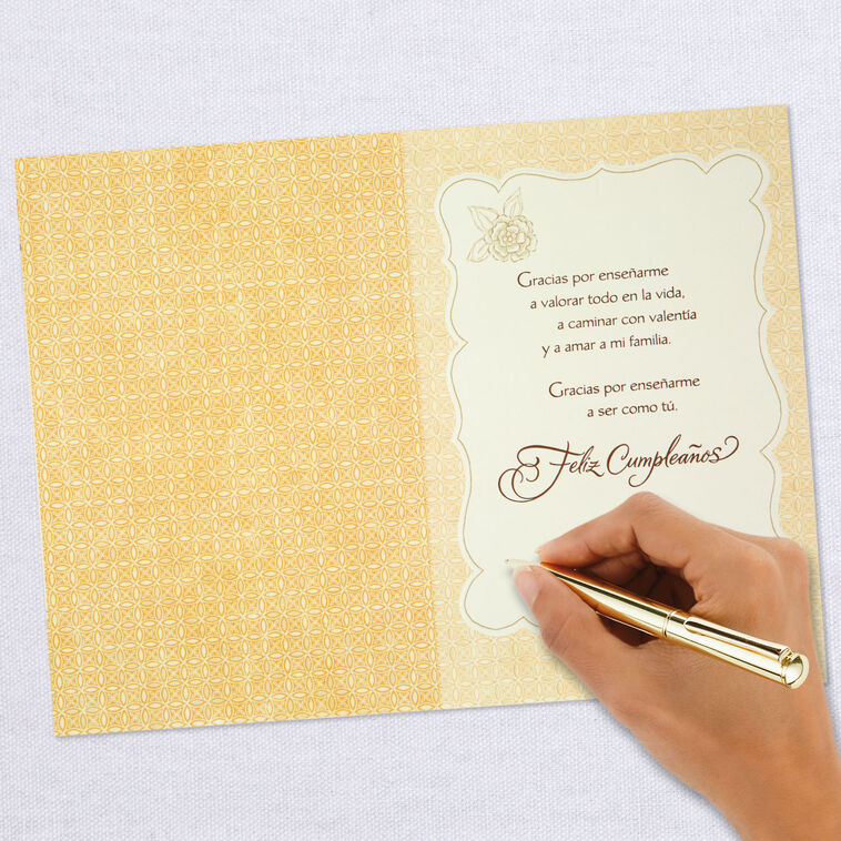 Thank You for Everything Spanish-Language Birthday Card for Mom, , large image number 6