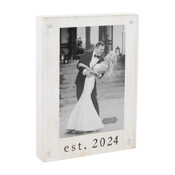Mud Pie Est. 2024 Picture Frame, 4x6, , large image number 1