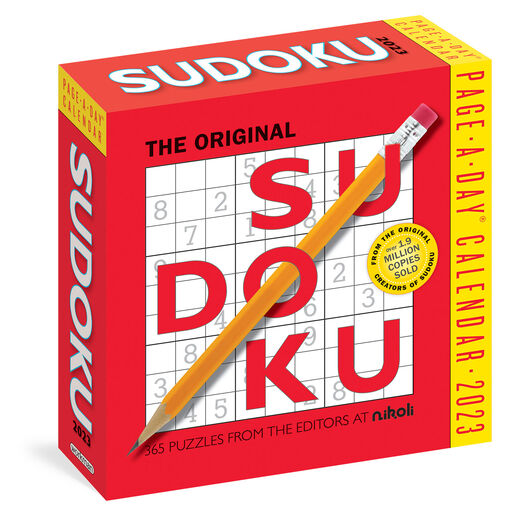 2023 Sudoku Daily Desktop Calendar, 