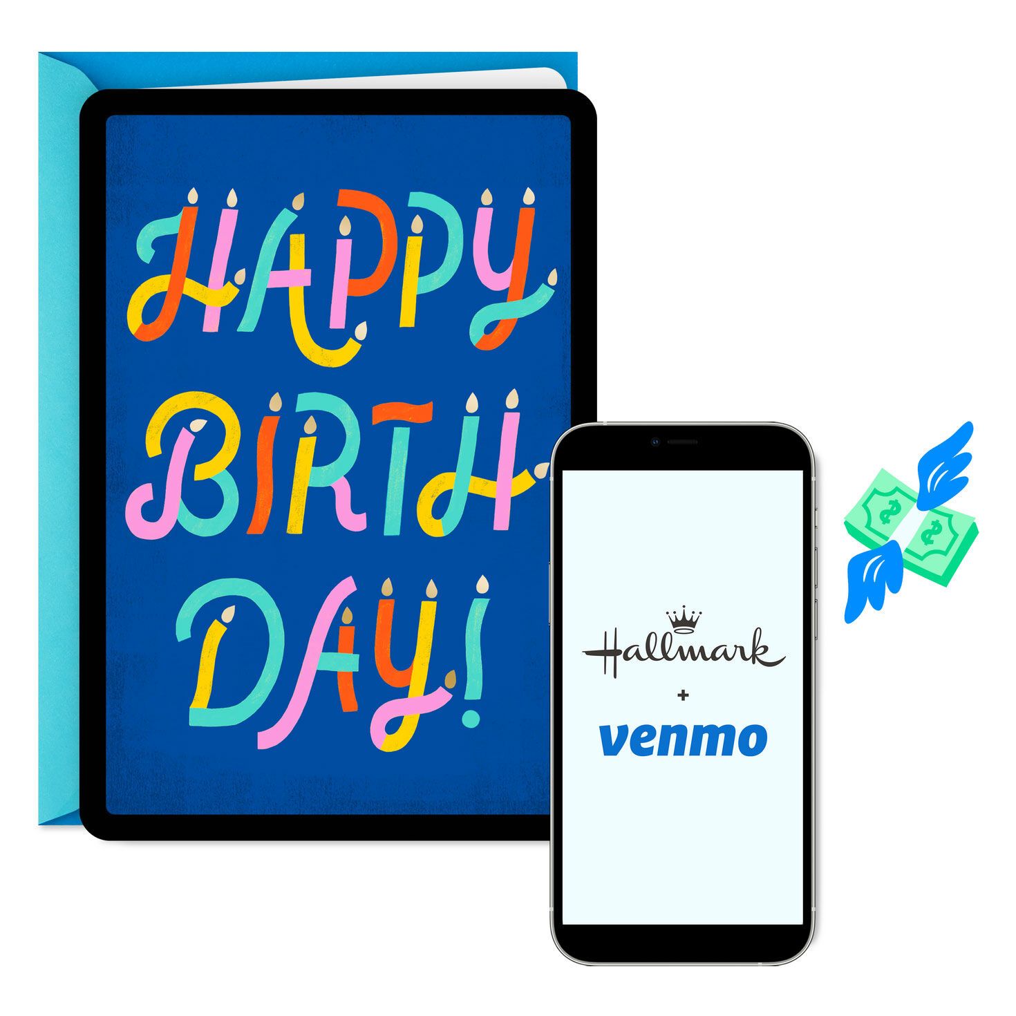 All the Wishes Colorful Candles Venmo Birthday Card for only USD 4.99 | Hallmark