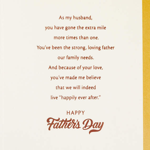 Our Happily Ever After Father's Day Card for Husband, , large image number 2