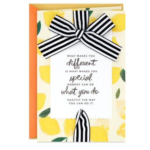 What Makes You Special Birthday Card, 