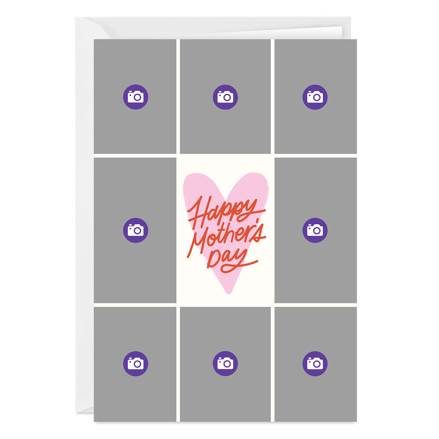 Pink Heart Custom Mother's Day Card, , large image number 3