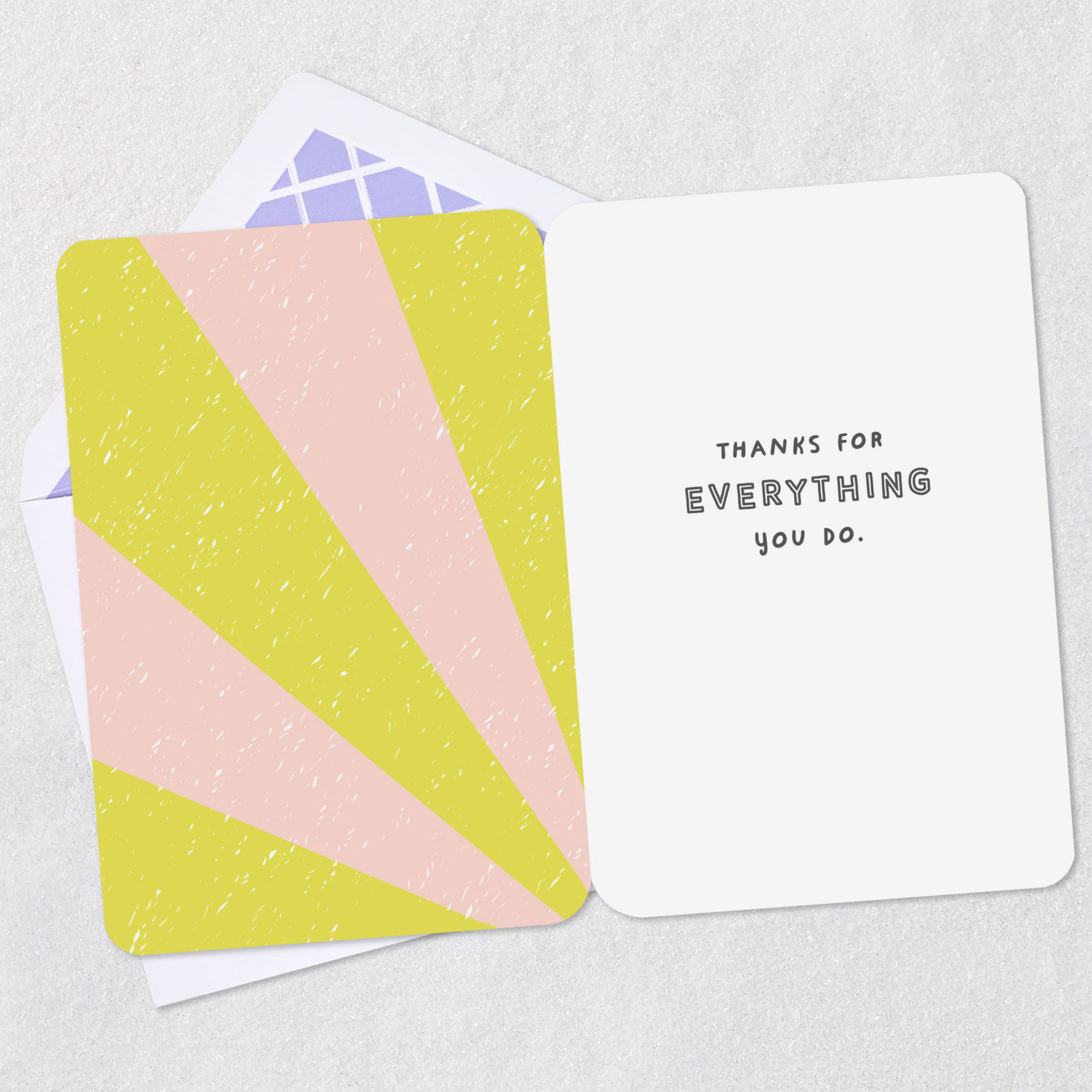 Megaphone Teacher Appreciation Card for Teacher Open card with envelope image number 3