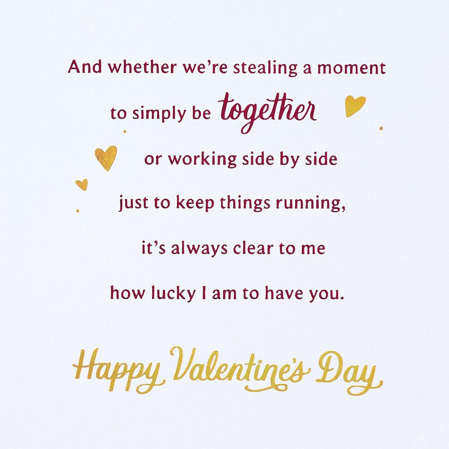 Brushstroke Valentine's Day Card for Wife Sentiment image number 3