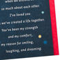 Ornaments and Stars Romantic Christmas Card Card Front Detail image number 6