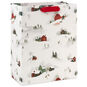 Snowy Country Scenes Medium Holiday Gift Bag Back image number 6