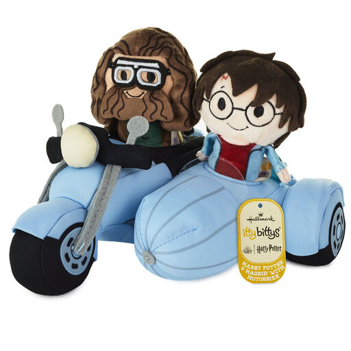 itty bittys® Harry Potter™ and Hagrid™ With Motorbike Plush, Set of 3, 
