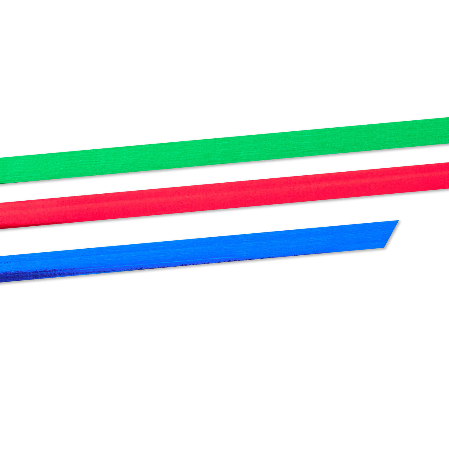 Red/Green/Blue Metallic 3-Pack Curling Ribbon upclose detail image number 4