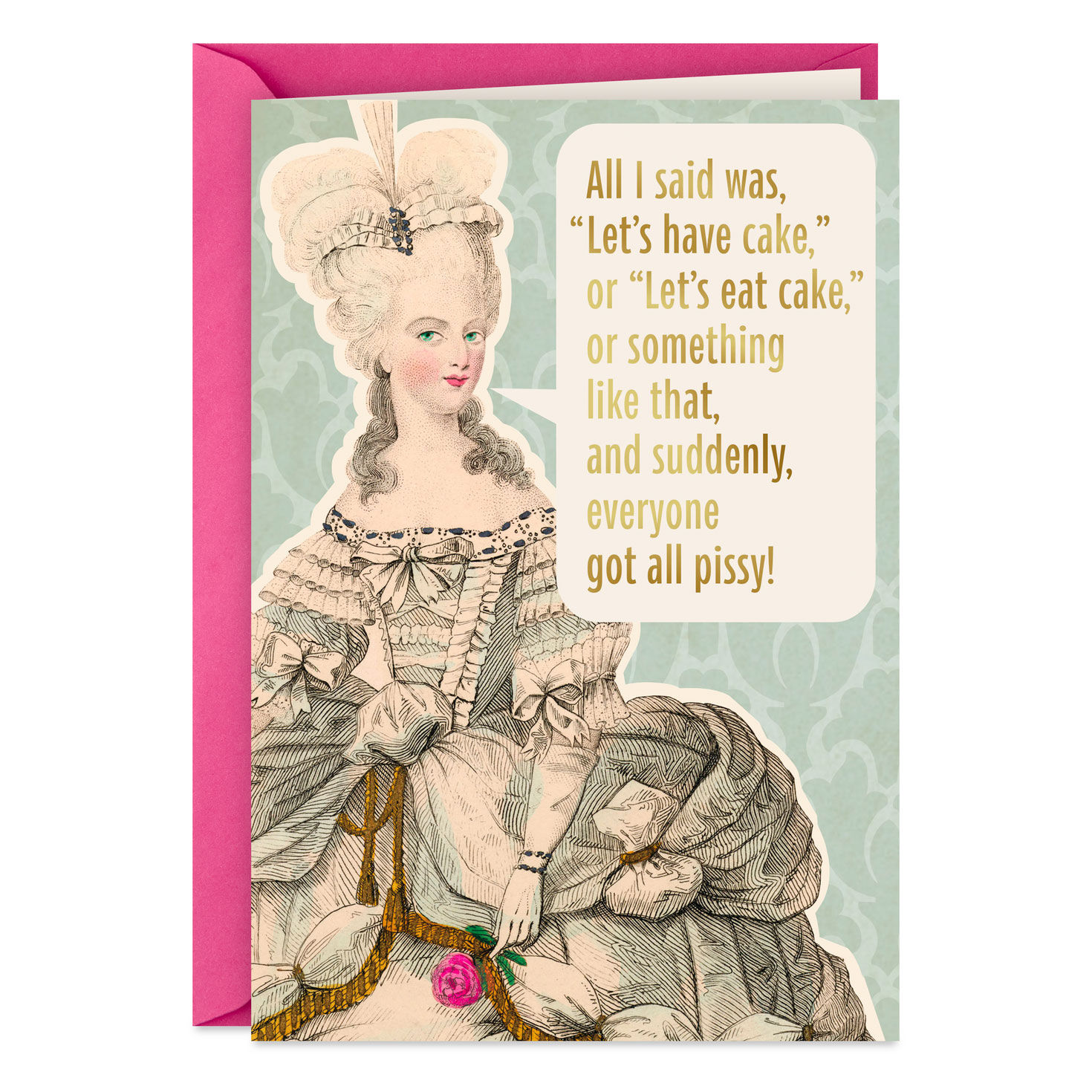 Don't Party With Peasants Funny Birthday Card