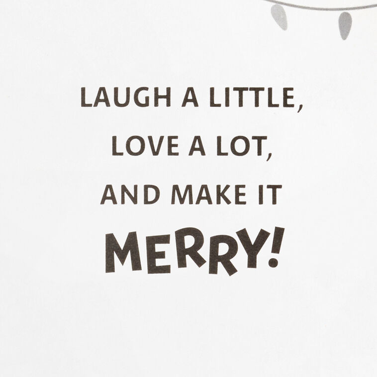 Cat and Tangled String Lights Christmas Cards Pack sentiment image number 4