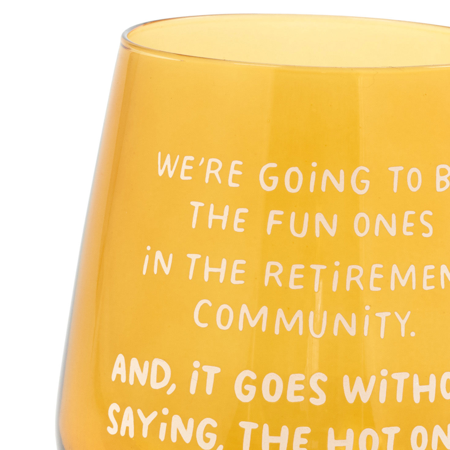The Hot Ones Funny Stemless Wine Glass, 15.5 oz., , large image number 4