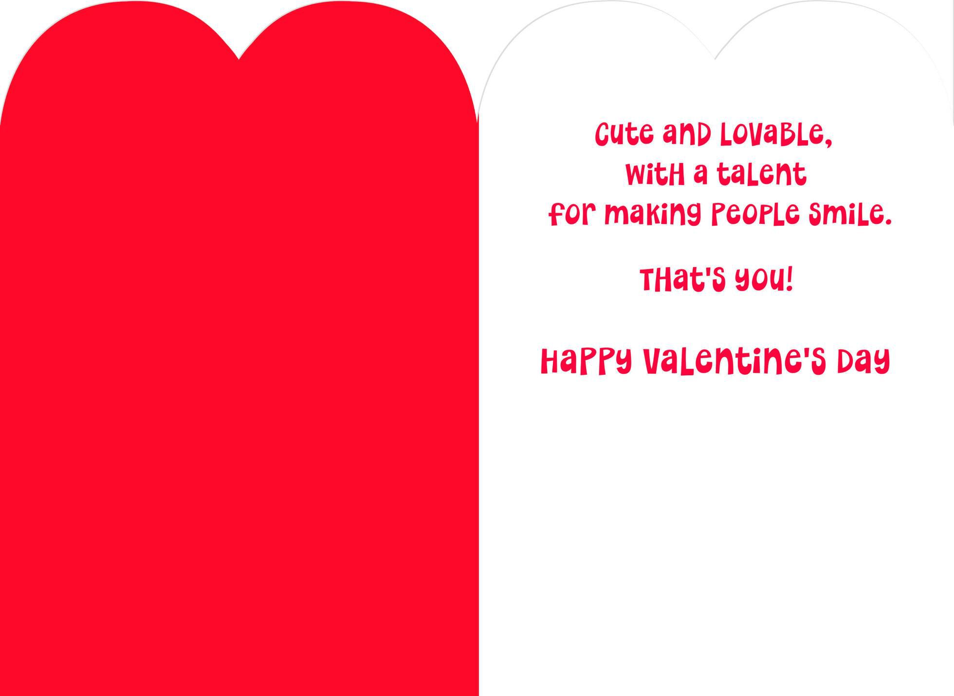 Mickey Mouse One Fun Son Valentine's Day Card