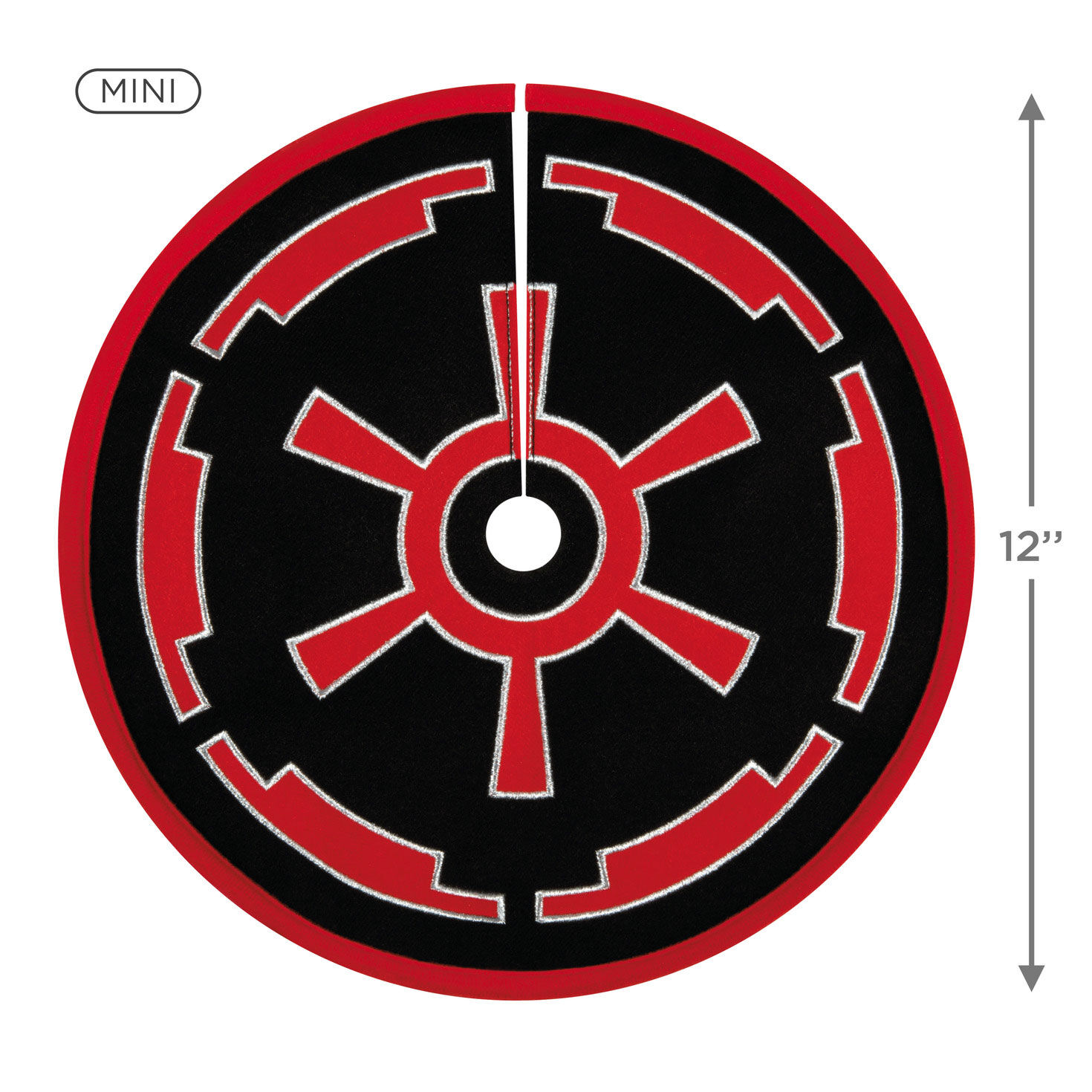 Star Wars Black and Red Keepsake Tree Skirt  image number 3