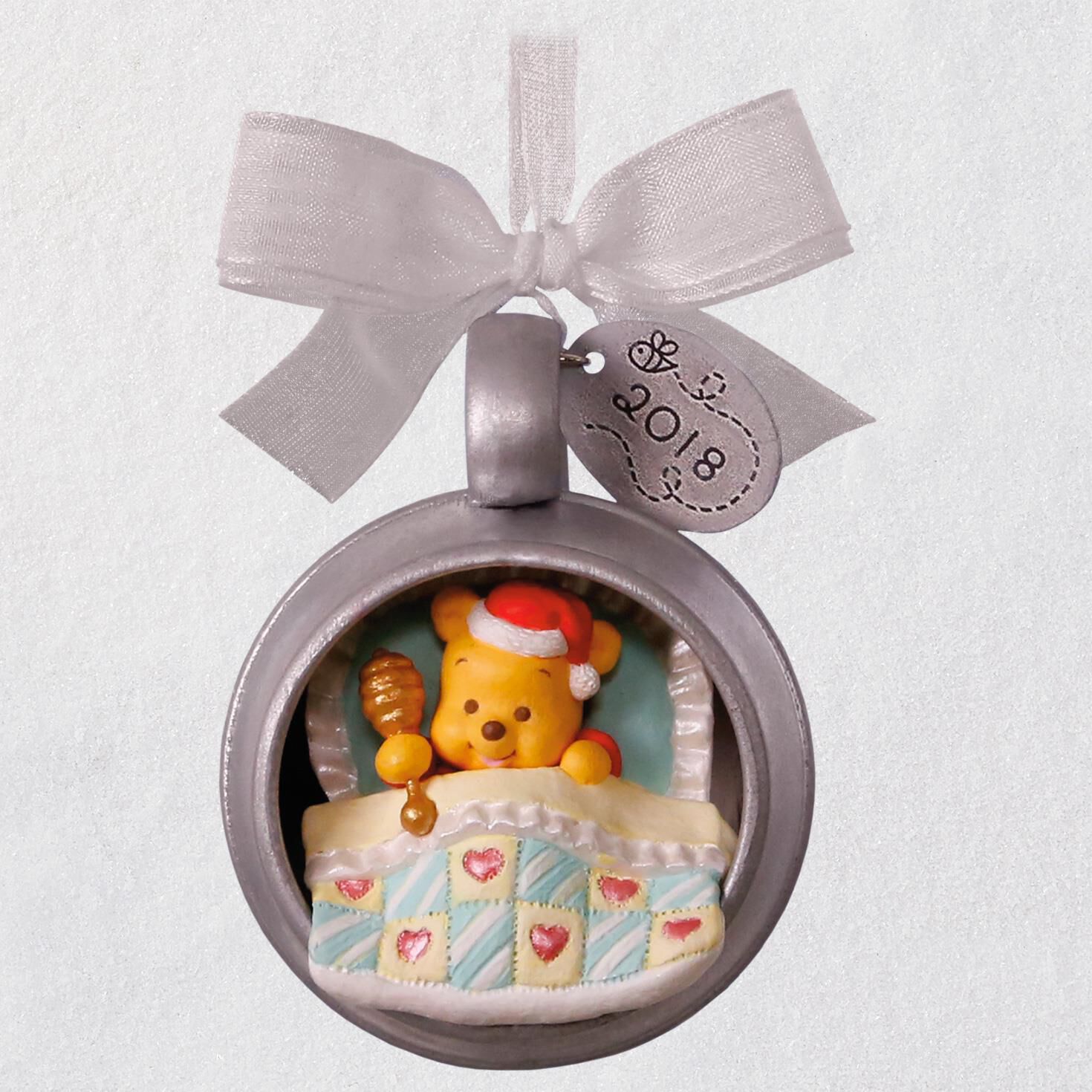 disney winnie the pooh babys first christmas 2018 metal ornament keepsake ornaments hallmark - Winnie The Pooh Christmas Decorations disney winnie the pooh babys first christmas 2018 metal ornament keepsake ornaments hallmark - Winnie The Pooh Christmas Decorations