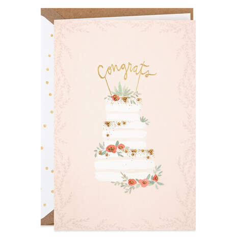 Couldn't Be Happier Bridal Shower Card, , large