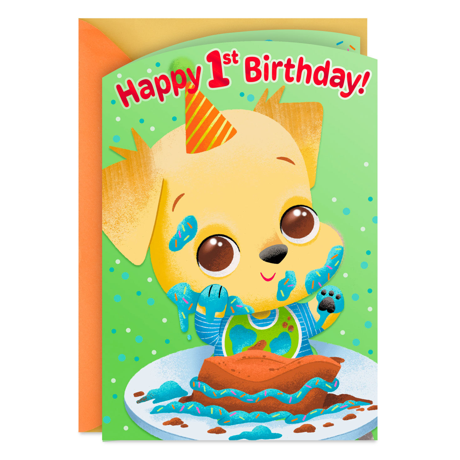 Let's Celebrate 1st Birthday Card for Boy