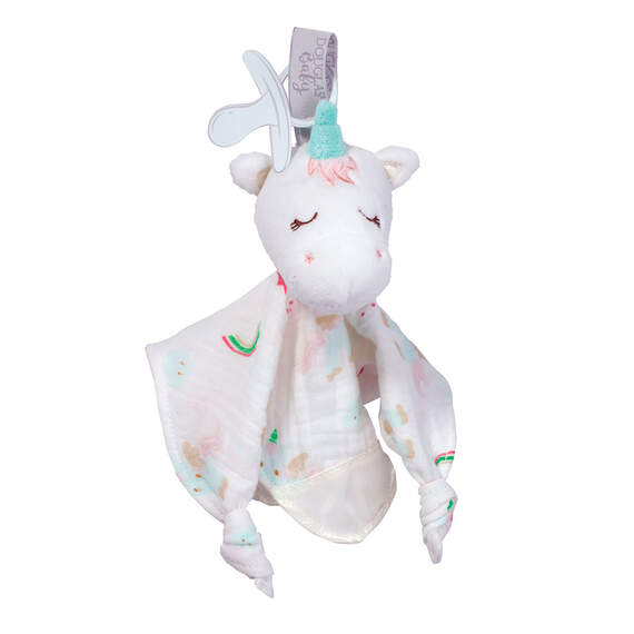 Douglas Cuddle Toys Emilie Unicorn Paci Lovey, 8"