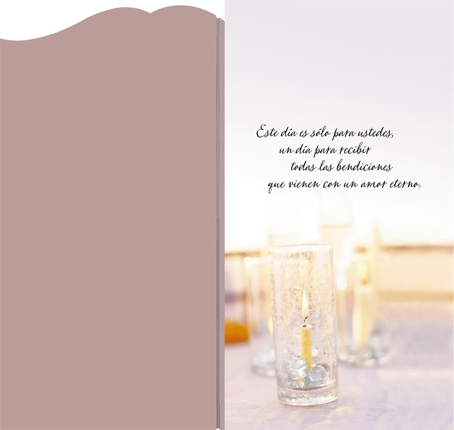 Celebrate Your Love Story Spanish-Language Wedding Card