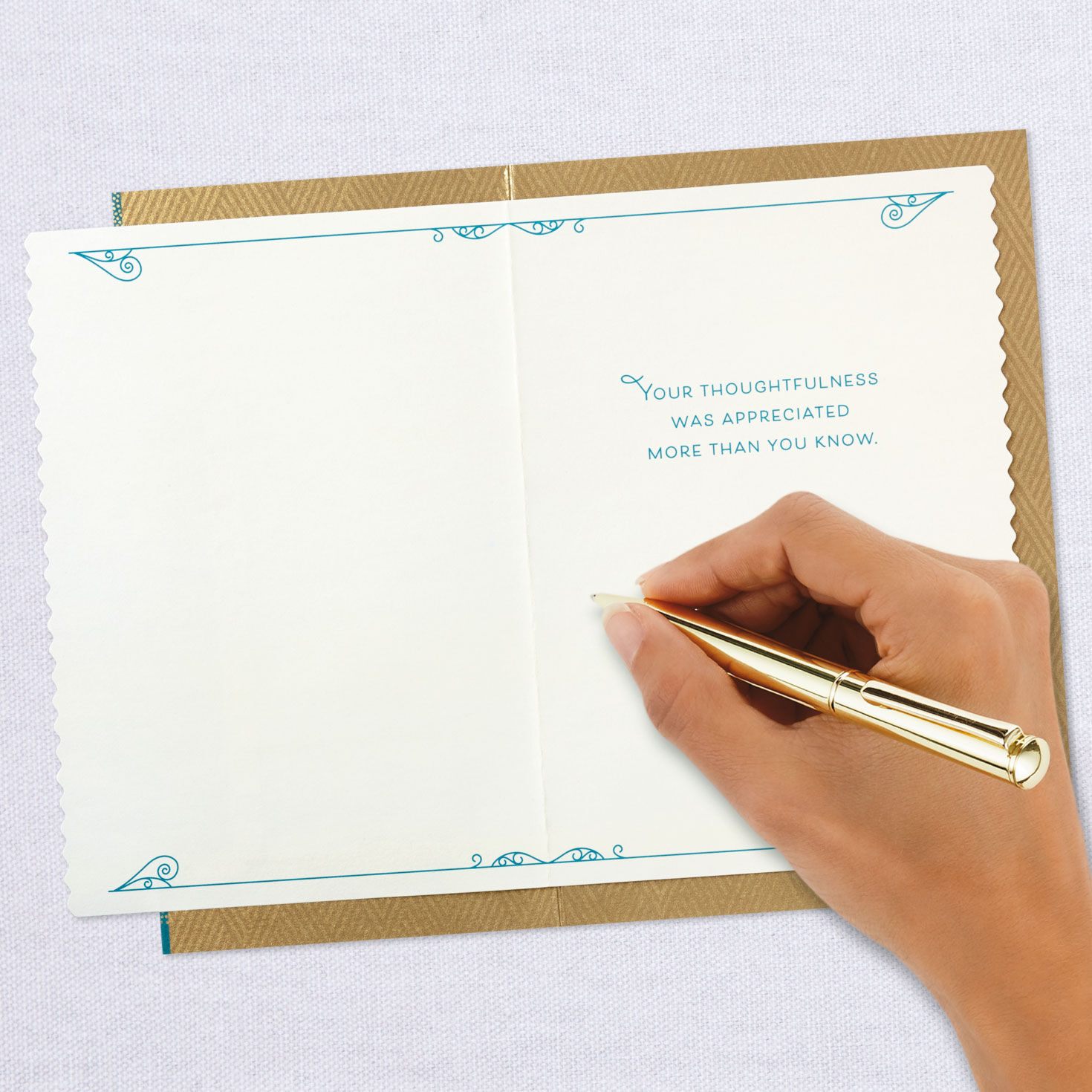 You're Appreciated More Than You Know Thank-You Card, , large image number 6