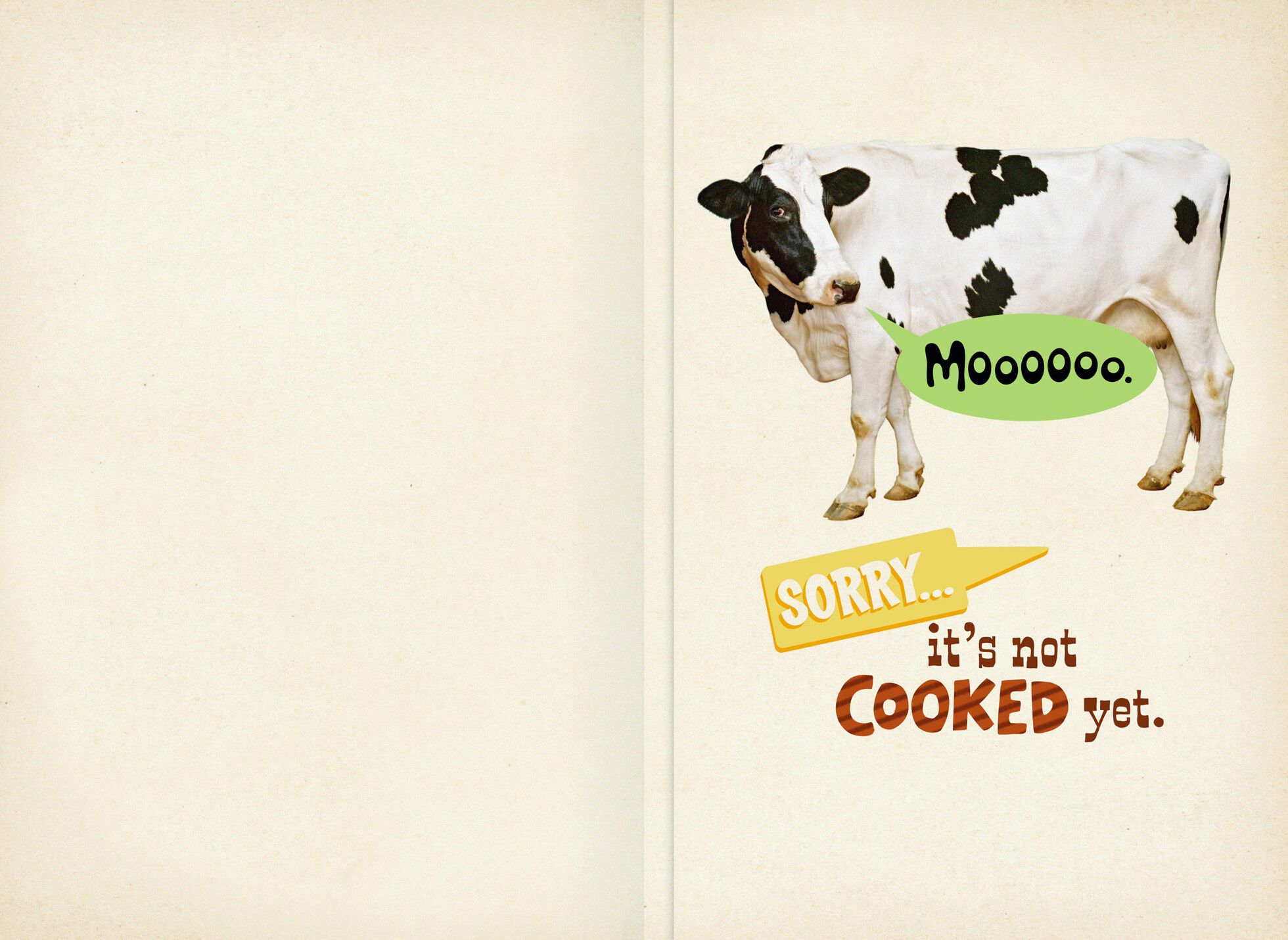 Steak Musical Father's Day Card