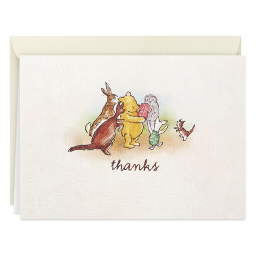 Disney Winnie the Pooh Boxed Blank Thank-You Notes, Pack of 10, 