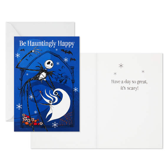 Disney Tim Burton's The Nightmare Before Christmas Hauntingly Happy Boxed Cards, Pack of 16, , large image number 3