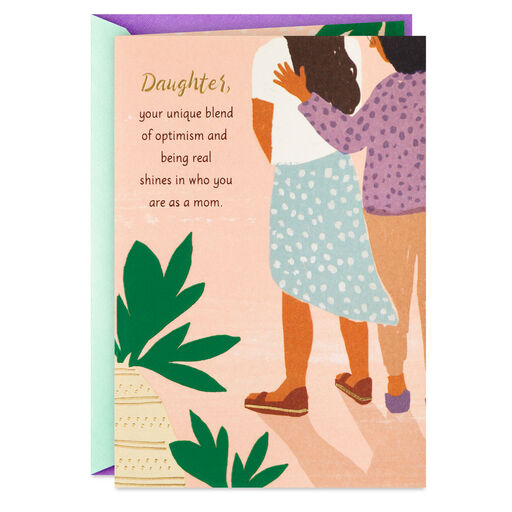 You Shine as a Mom Mother's Day Card for Daughter, 