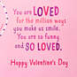 Glitter Bracelet Valentine's Day Card for Daughter, , large image number 2