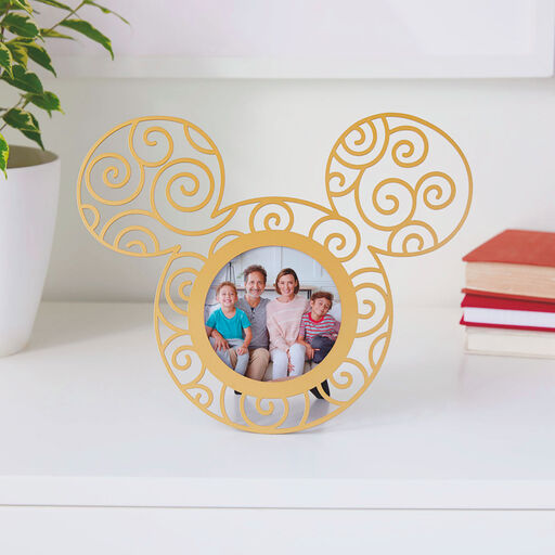 Disney Mickey Mouse Ears Metal Picture Frame, 4x4, 