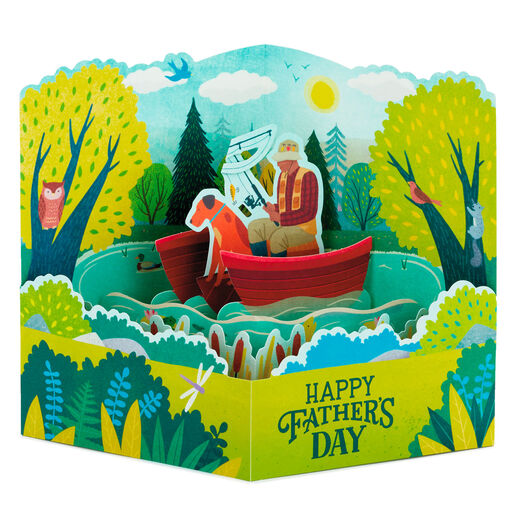 Relax and Enjoy 3D Pop-Up Father's Day Card, 