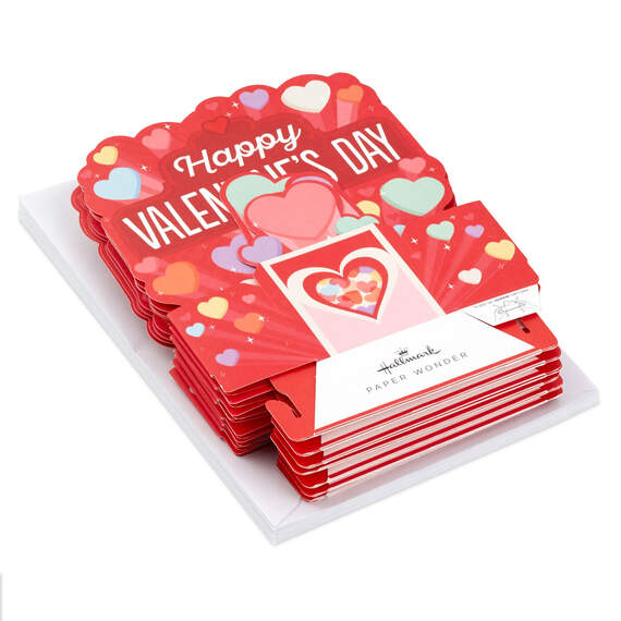 Shooting Hearts 3D Pop-Up Valentine's Day Cards, Pack of 8, , large image number 2