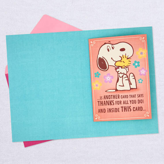 Peanuts® Snoopy Heartfelt Hug Pop-Up Mother's Day Card With Mini Cards, , large image number 3