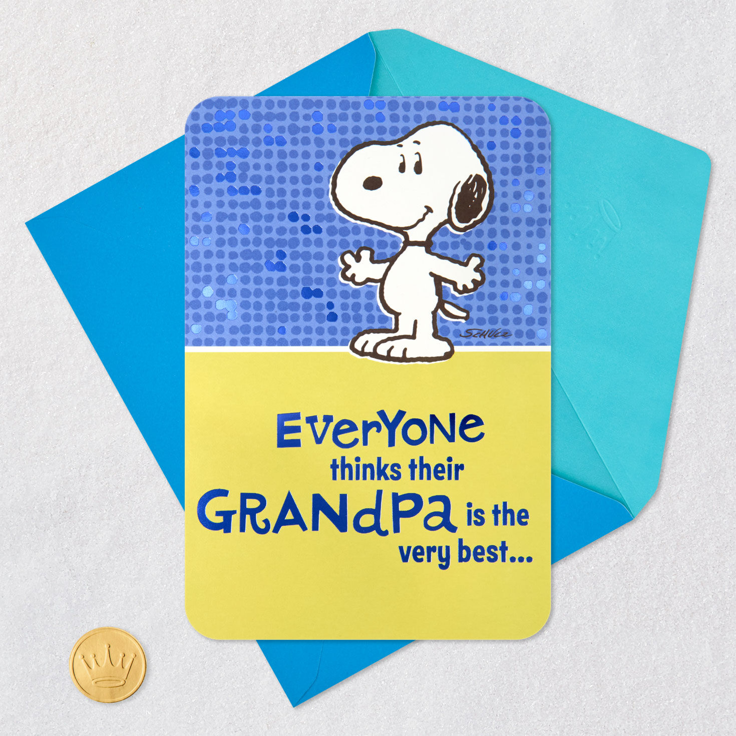 Peanuts® You're the Very Best Pop-Up Father's Day Card for Grandpa for only USD 5.99 | Hallmark