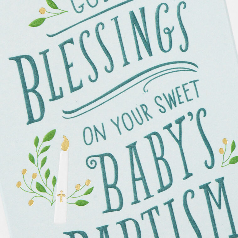 God's Blessings on Your Sweet Baby Religious Baptism Card - Greeting Cards | Hallmark god-s-blessings-on-your-sweet-baby-religious-baptism-card-greeting-cards-hallmark