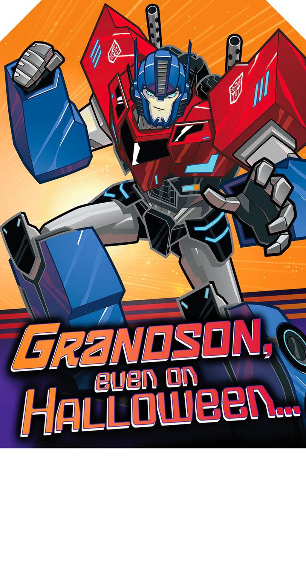 Wallpaper Transformers Robots In Disguise Halloween Card For Grandson Desktop Wallpaper Free