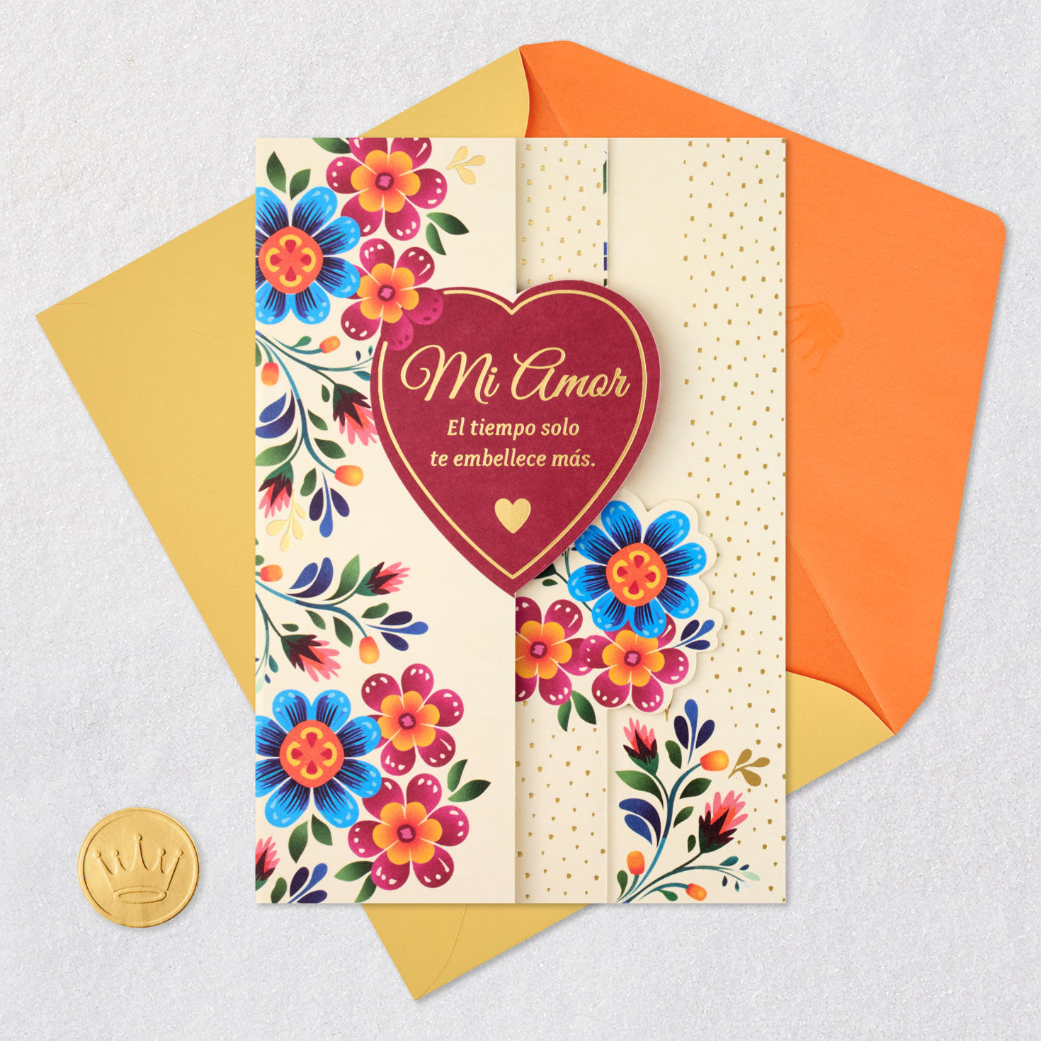 Time Makes You More Beautiful to Me Spanish-Language Romantic Birthday Card for only USD 5.59 | Hallmark