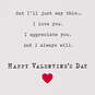 Today, Tomorrow, Always Valentine's Day Card for Husband, , large image number 3