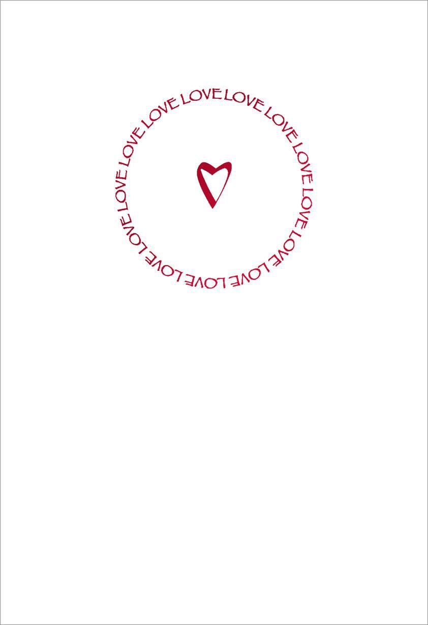 Circle of Love Romantic Valentine's Day Card