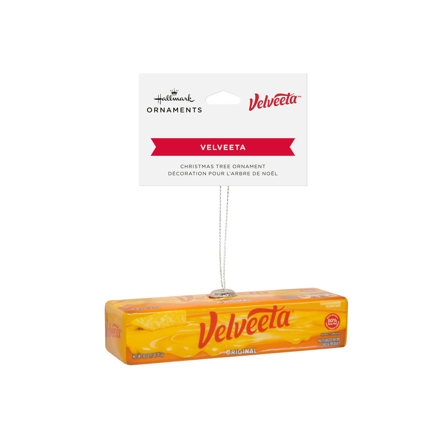 Kraft Velveeta Cheese Shatterproof Hallmark Ornament for only USD 9.49 | Hallmark